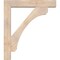 Ekena Millwork Legacy Block Smooth Bracket w/ Offset Brace, Douglas Fir, 7 1/2"W x 42"D x 48"H BKT0806X42X48LEC05SDF - alternate 2